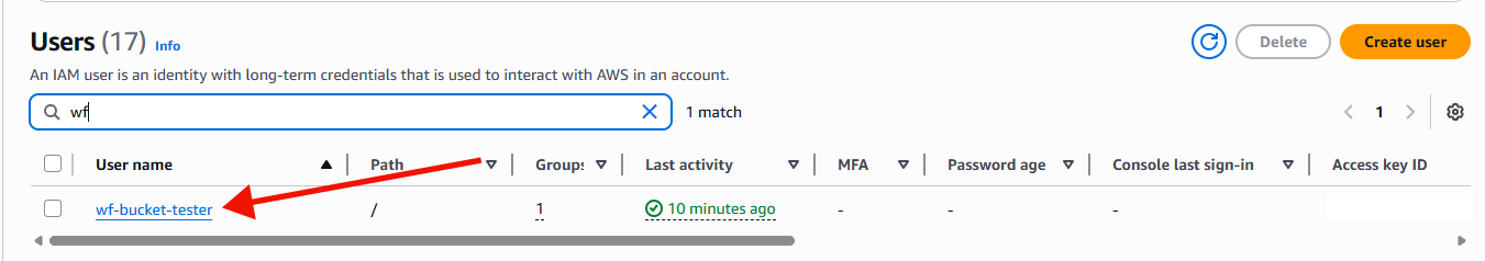 Select User